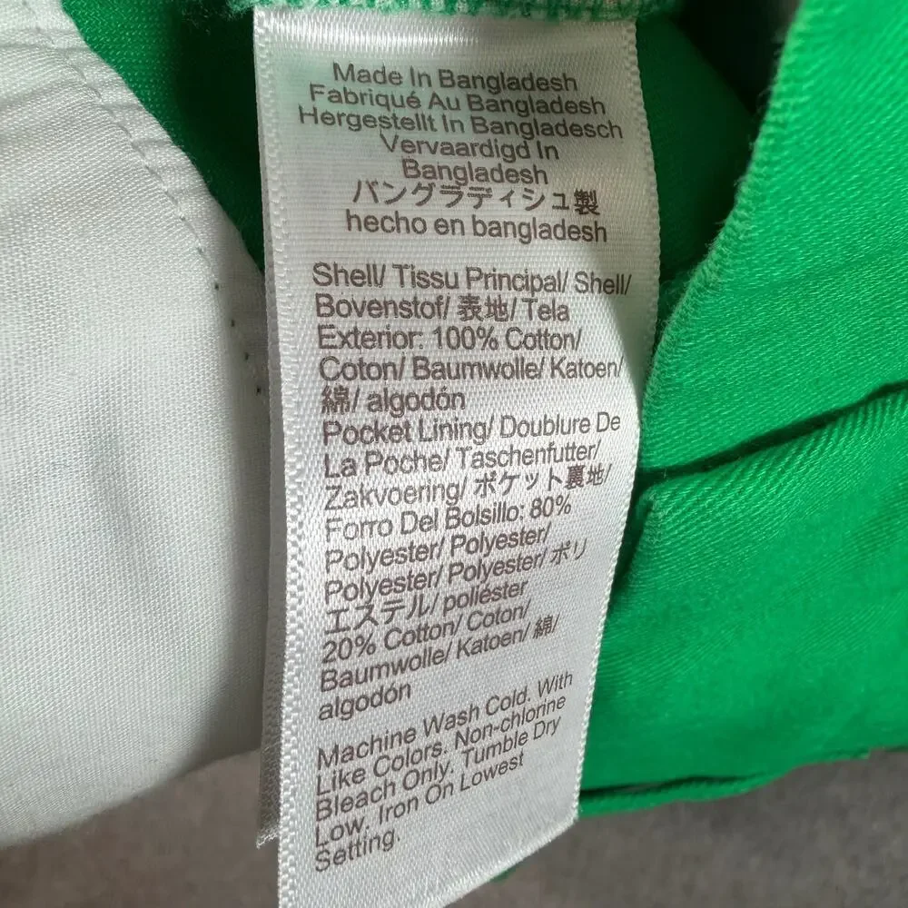 J.Crew Women's Size 2 Green Chino Shorts 3.5